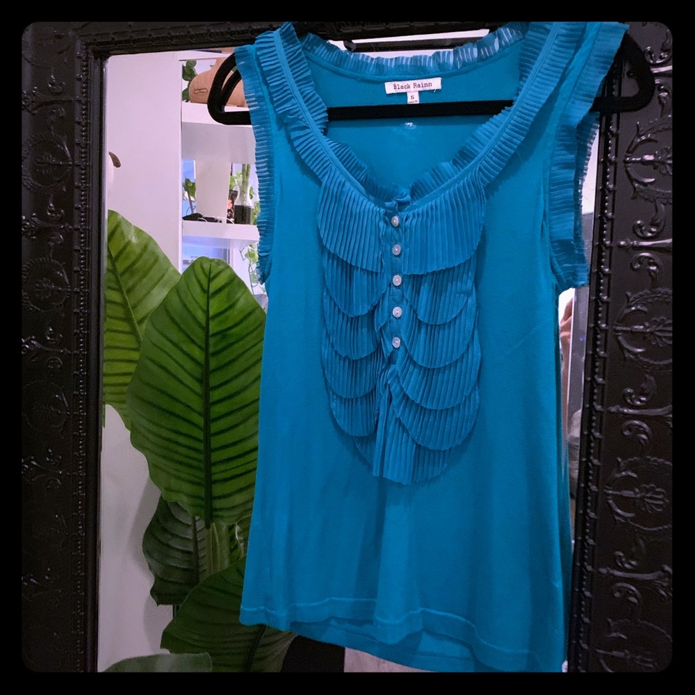 Turquoise top
